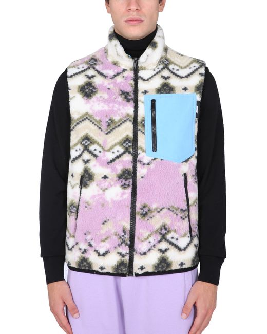 Msgm fleece sherpa vest