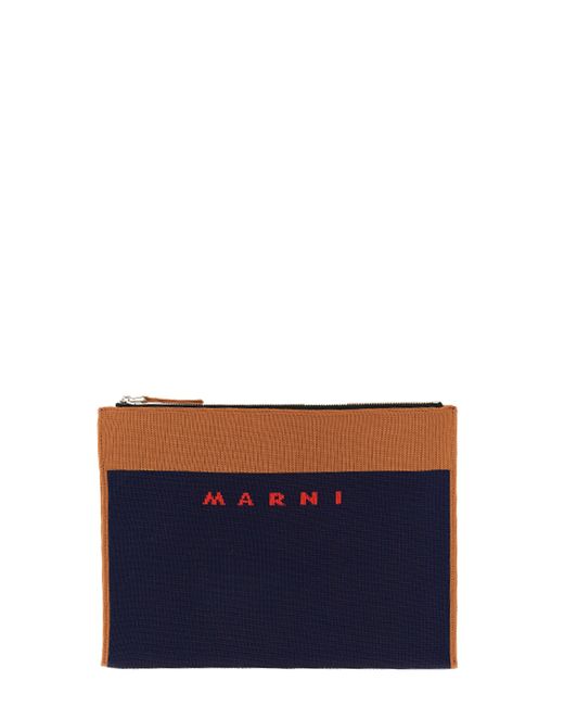 Marni clutch with logo