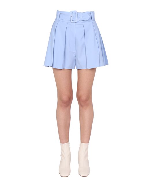 Patou belted shorts