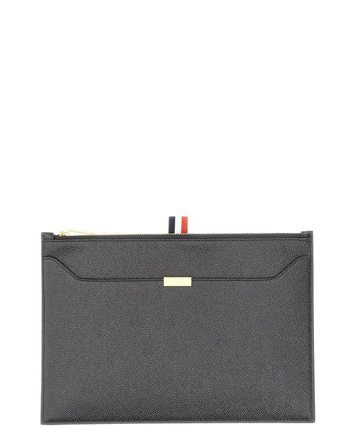 Thom Browne leather briefcase