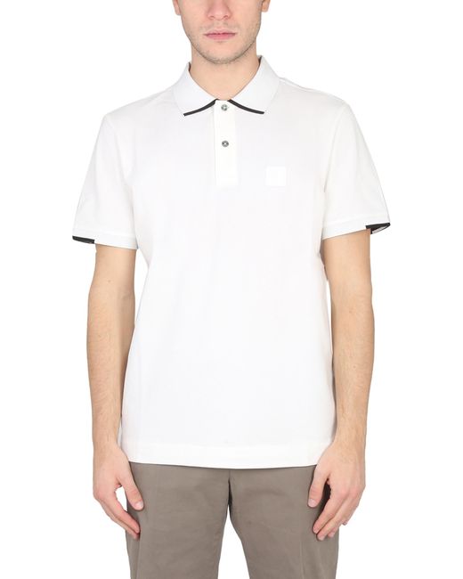 CP Company polo with logo patch