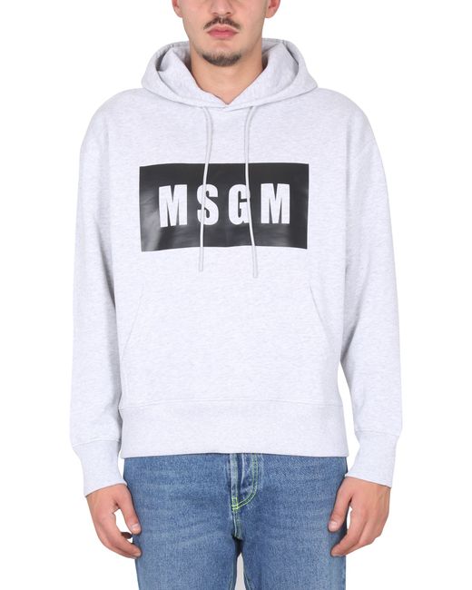 Msgm sweatshirt with logo box