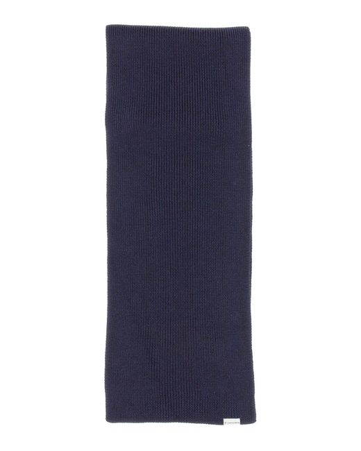 Woolrich ribbed wool scarf