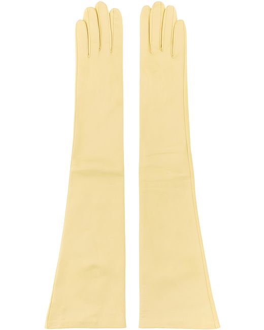 Jil Sander long gloves.