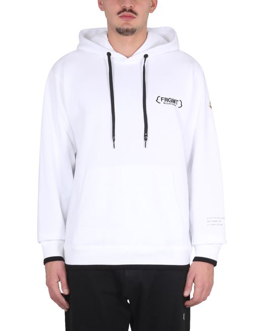 Moncler Genius logo fleece hoodie
