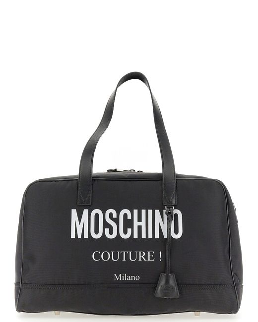Moschino nylon travel bag
