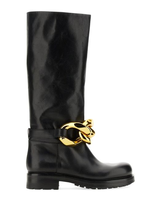Elena Iachi boot with chain