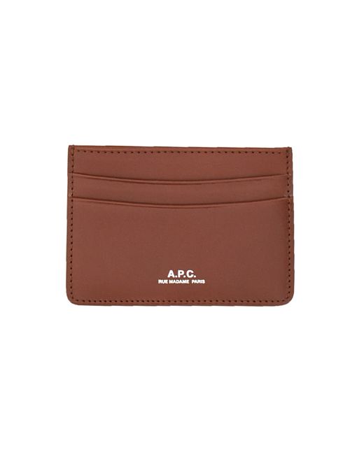 A.P.C. . leather keychain
