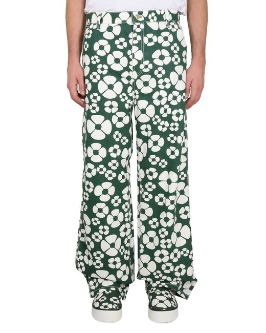 Marni X Carhartt Wip floral pants