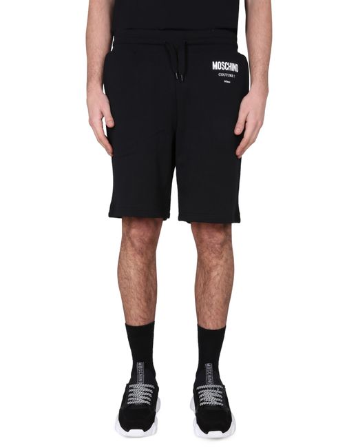 Moschino logo print shorts