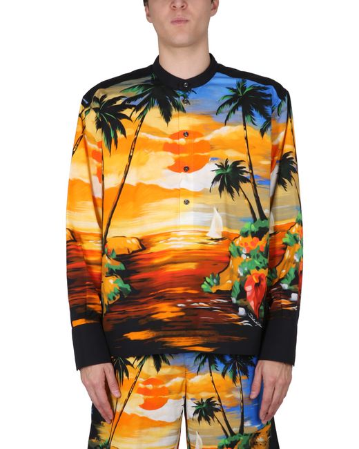 Dolce & Gabbana hawaii print shirt