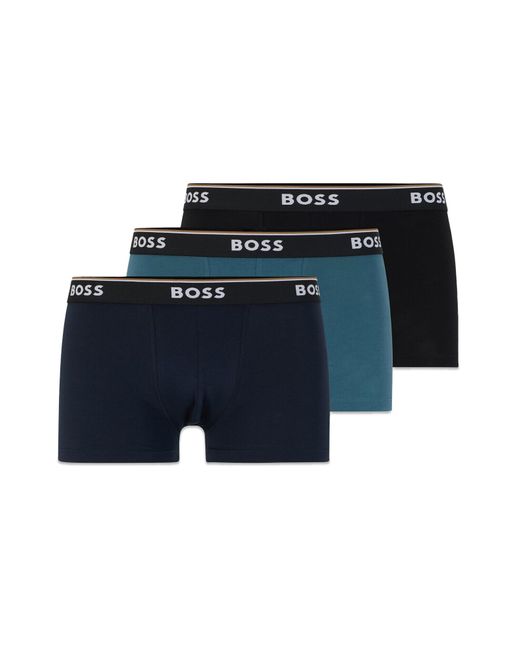 Boss pack of three boxers