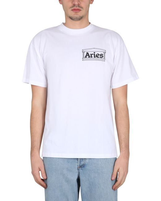 Aries logo print t-shirt