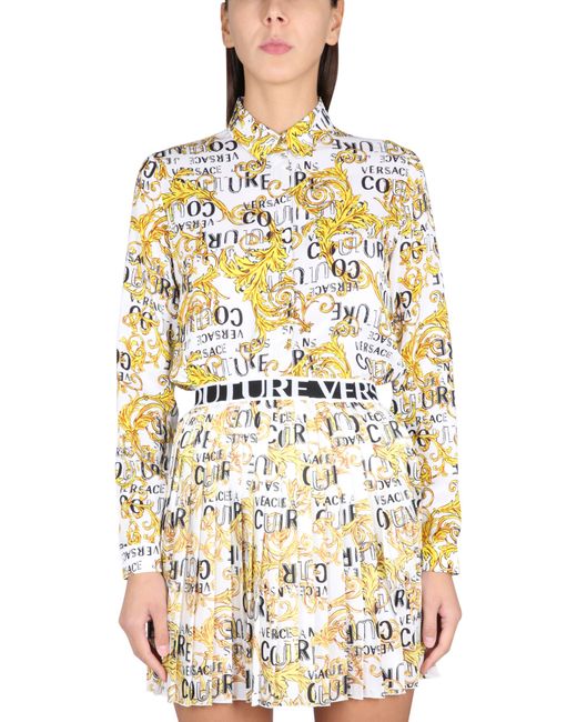 Versace Jeans Couture baroque patterned shirt
