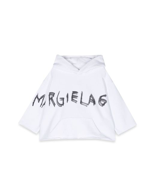 Mm6 Maison Margiela logo hoodie