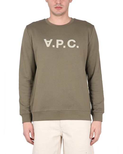 A.P.C. . sweatshirt with v.p.c logo