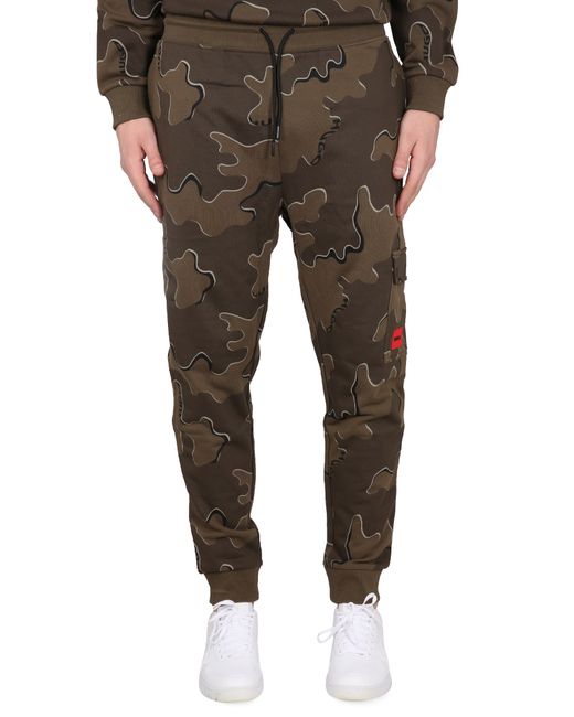 Hugo Boss camouflage jogging pants