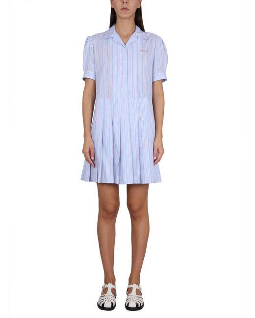 Marni dress with logo embroidery