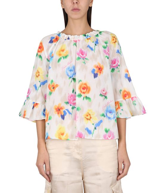 Boutique Moschino flower chine blouse