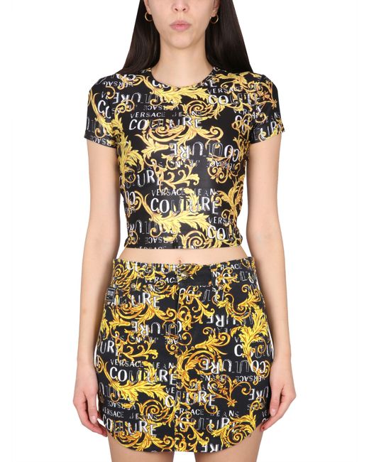 Versace Jeans Couture cropped fit t-shirt