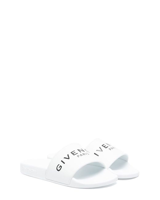 Givenchy rubber logo slippers