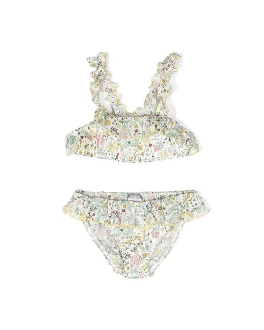 Il Gufo two-piece swimsuit with ruffles