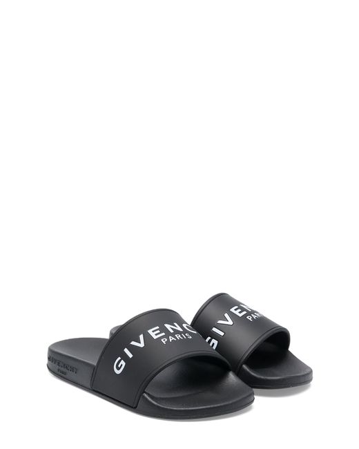 Givenchy rubber logo slippers