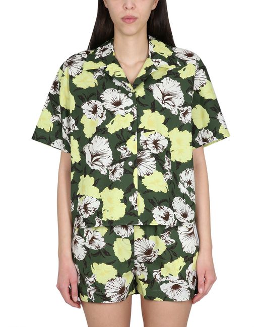 Msgm floral print shirt