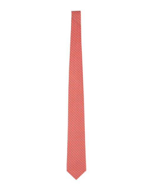 Ferragamo tie with print