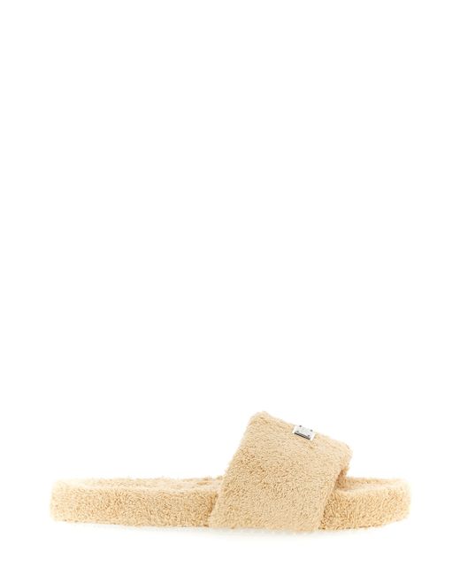 Dolce & Gabbana terry slide sandal
