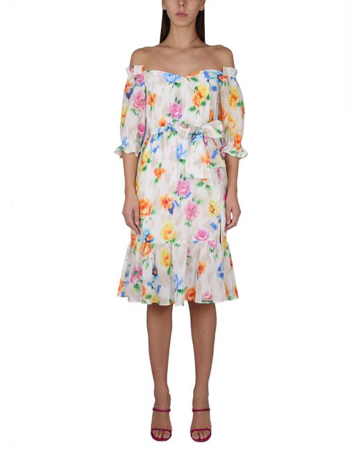 Boutique Moschino dress with floral pattern