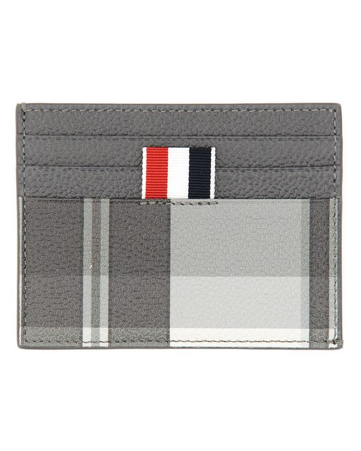 Thom Browne card holder with logo
