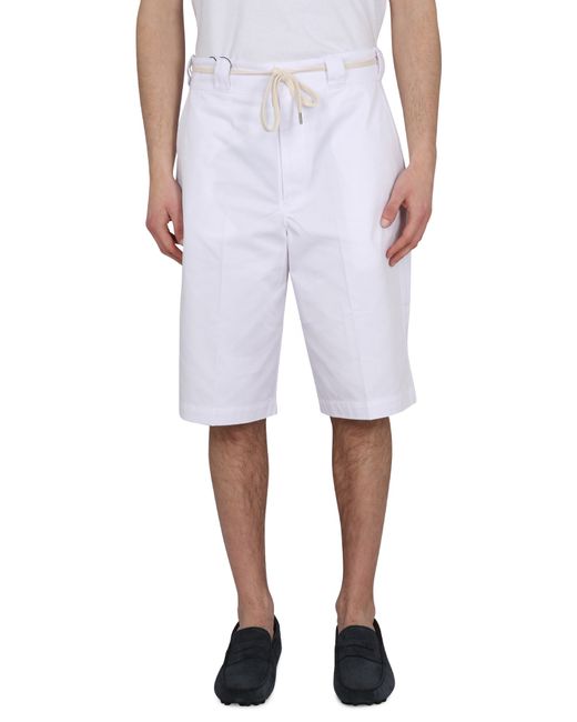 Drôle De Monsieur cotton blend bermuda shorts