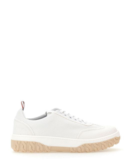 Thom Browne cotton canvas sneaker