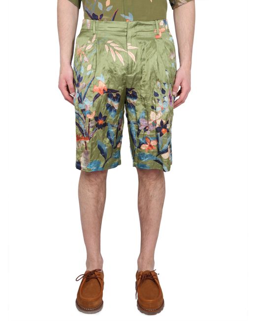 Etro bermuda shorts with floral print