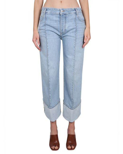 Bottega Veneta curved line jeans