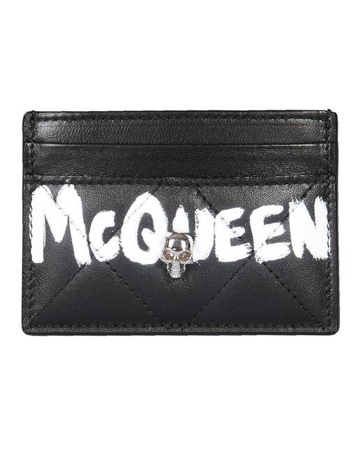Alexander McQueen card holder skull