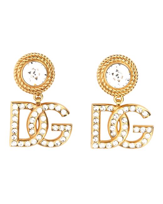 Dolce & Gabbana logo earrings