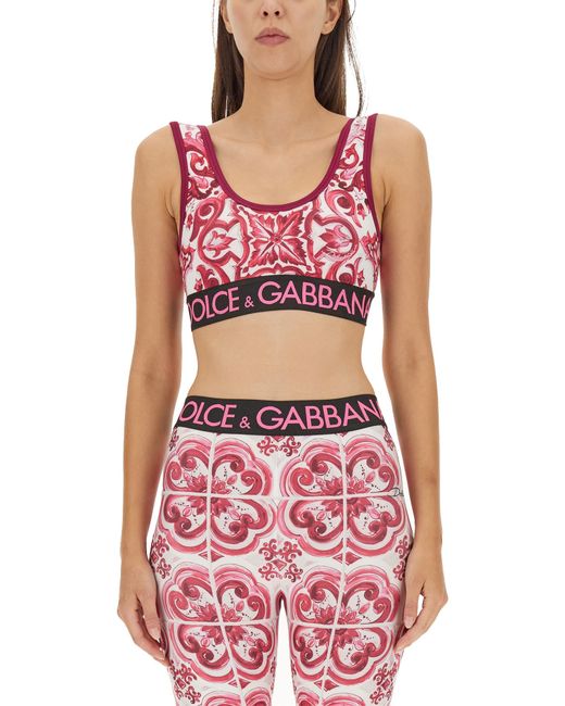 Dolce & Gabbana technical jersey top