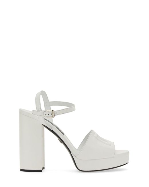 Dolce & Gabbana platform sandal with logo