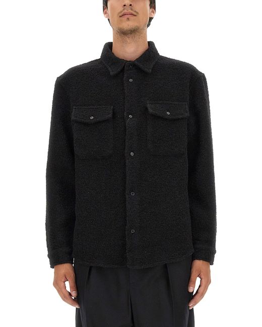 Saint Laurent wool and denim shirt
