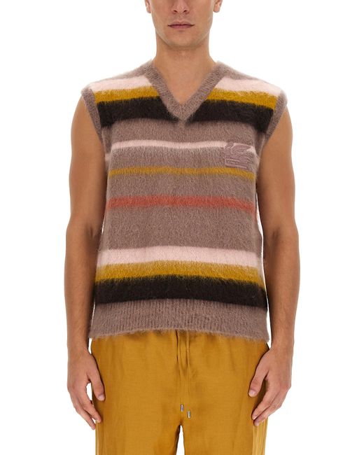 Etro vest with stripe pattern