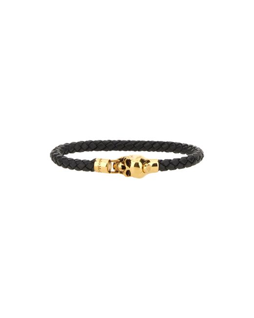 Alexander McQueen braided leather bracelet