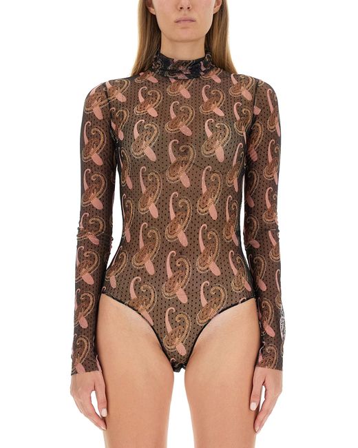 Etro bodysuit with paisley print