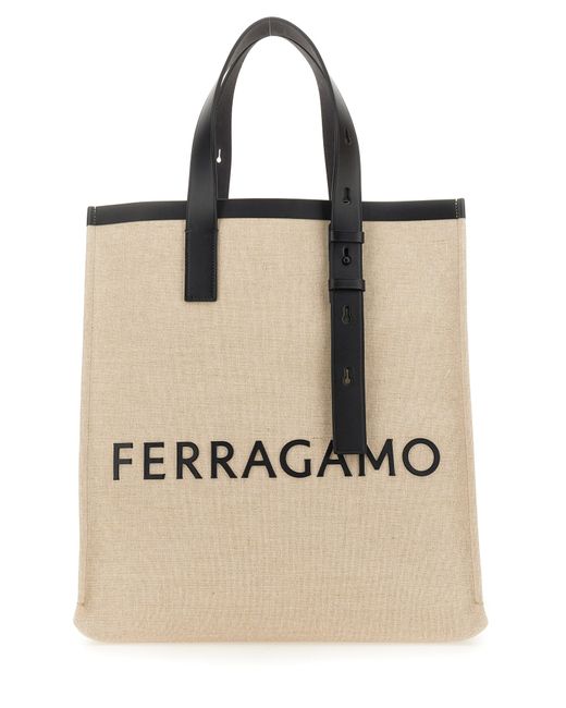 Ferragamo tote bag with logo