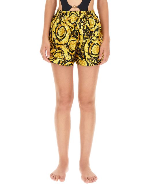 Versace silk pajama shorts