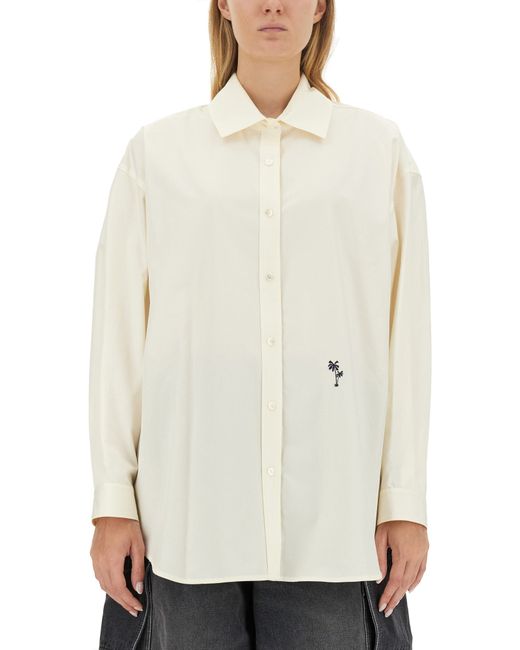 Palm Angels shirt with embroidered logo