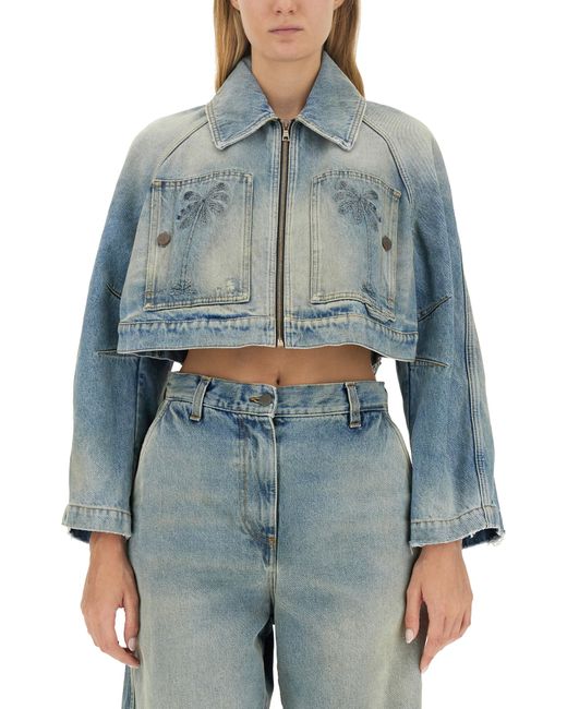 Palm Angels cropped fit jacket