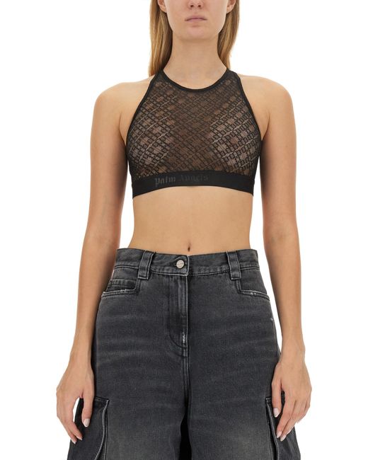 Palm Angels lace america top