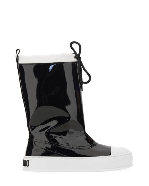 Moschino boot with logo